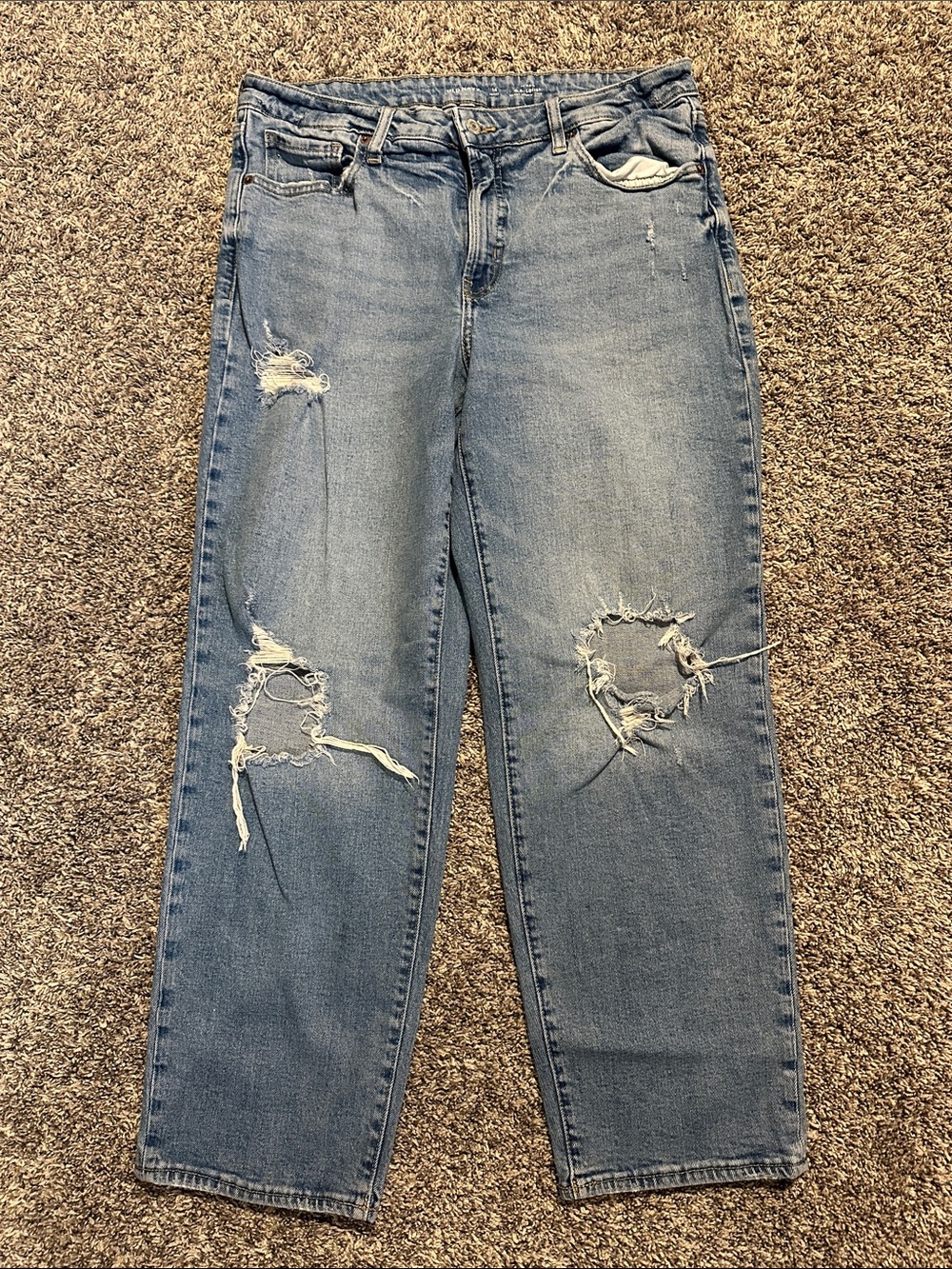 Old Navy Distressed High-Rise Women's Jeans